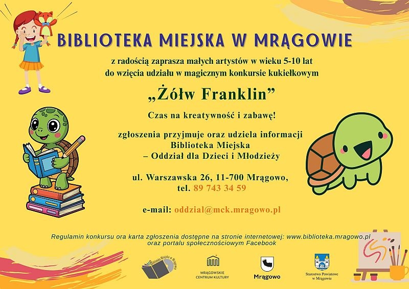 Konkurs kukiełkowy - "Żółw Franklin"