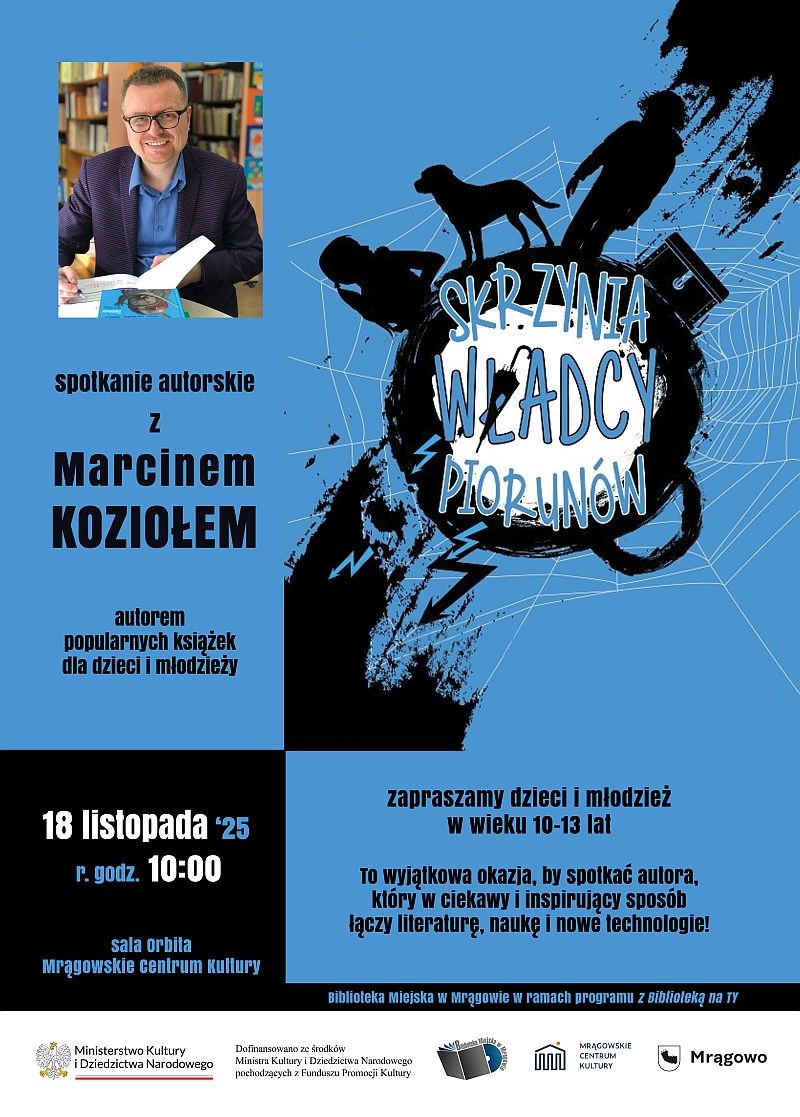 Spotkanie autorskie z Marcinem Koziołem