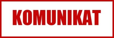 Komunikat!