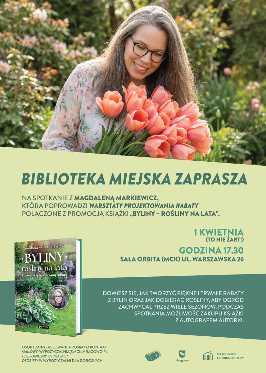 Warsztaty projektowania rabaty z Magdaleną Markiewicz