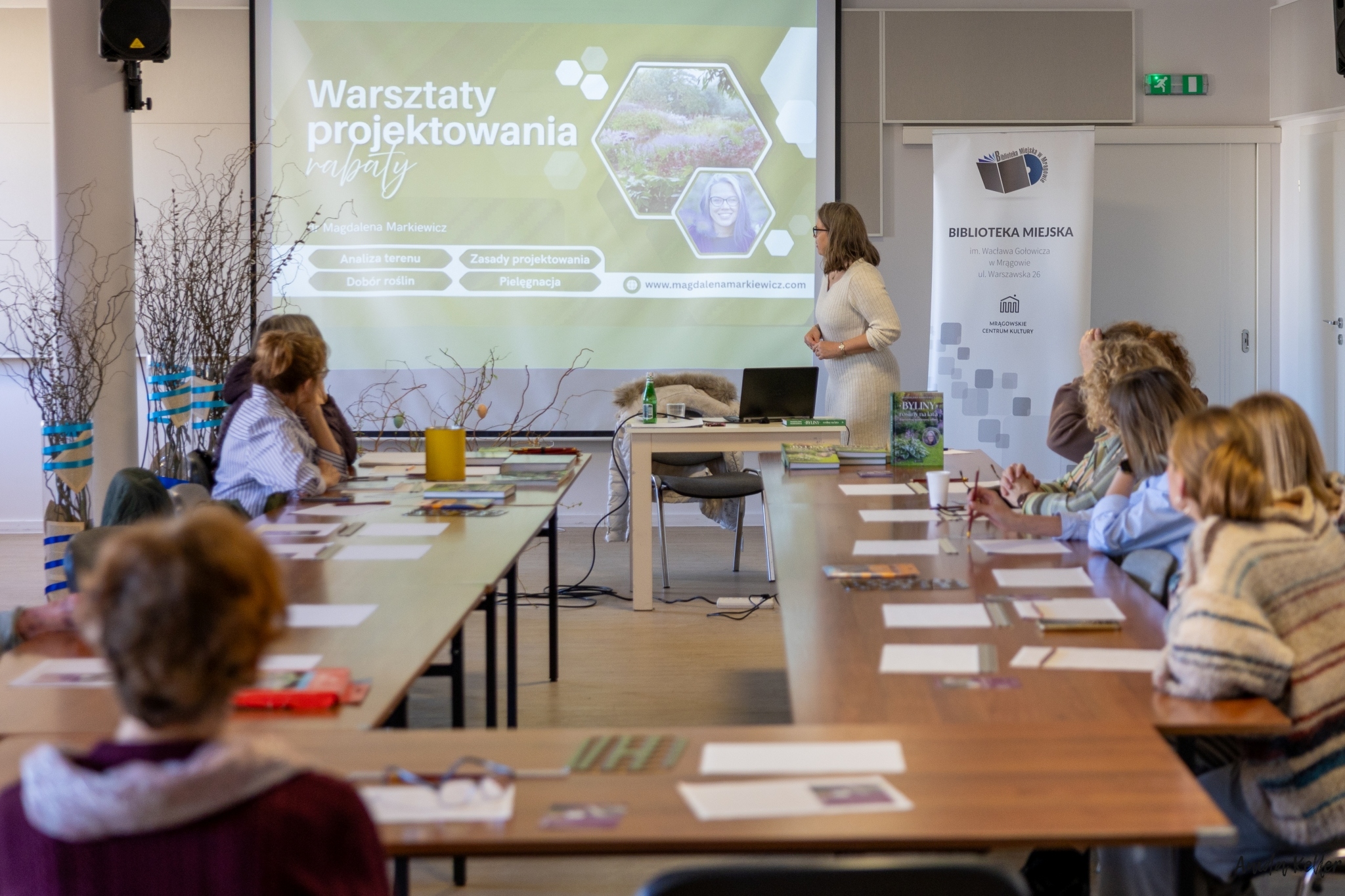 Warsztaty projektowania rabaty z Magdaleną Markiewicz