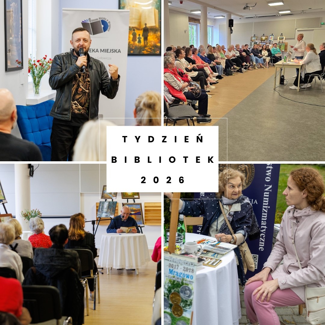 Tydzień Bibliotek w Bibliotece Miejskiej w Mrągowie pełen literatury, inspiracji i wspólnych spotkań