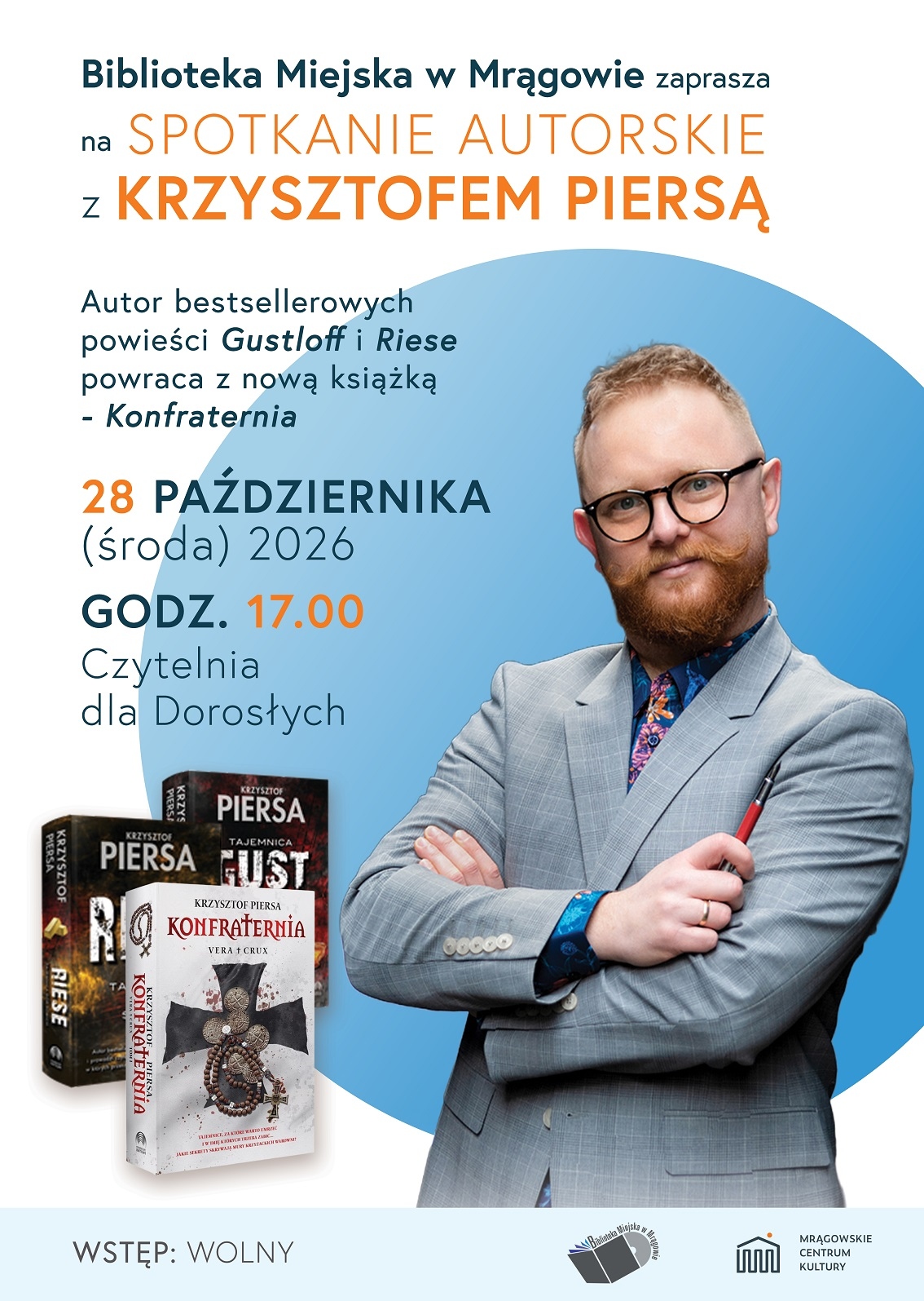 Spotkanie autorskie z Krzysztofem Piersą